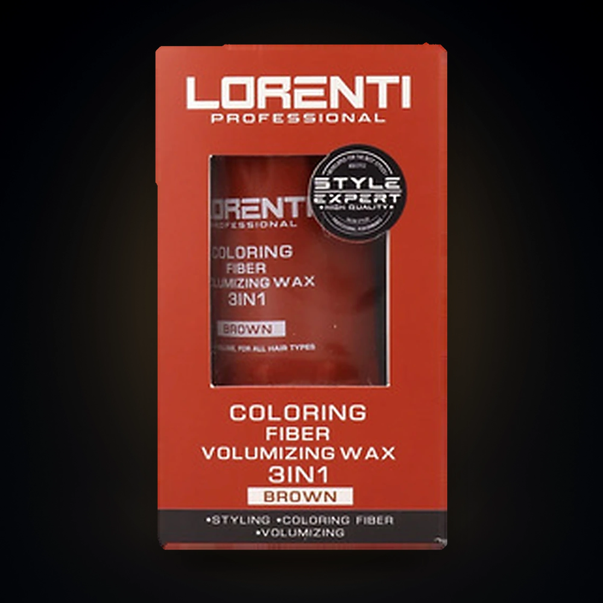Lorenti 3 in 1 Volumizing Colored Powder Brown 30 g - Слика 2